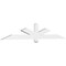 Ekena Millwork Kennewick Architectural Grade PVC Gable Bracket, 84"W x 14"H x 2"D x 4"F, 4/12 Pitch GBP084X14X0204KEN00 - alternate 1